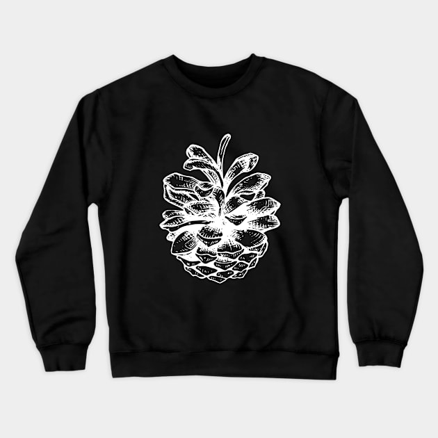 Pine Cone Crewneck Sweatshirt by illucalliart